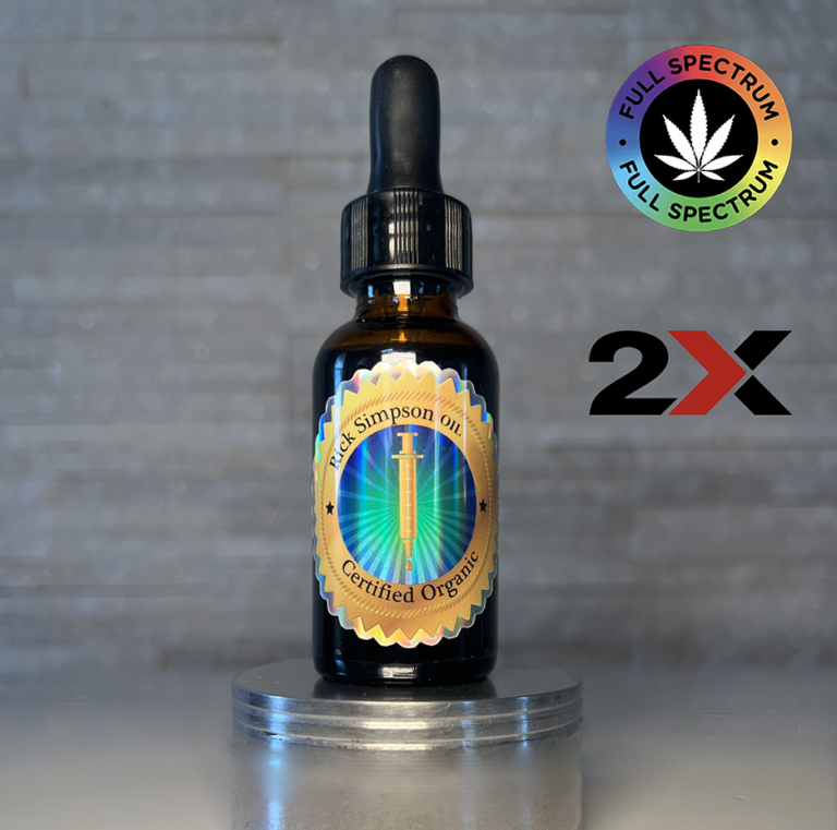RSO Tincture 1oz (2x Formula ®) Rick Simpson Oil